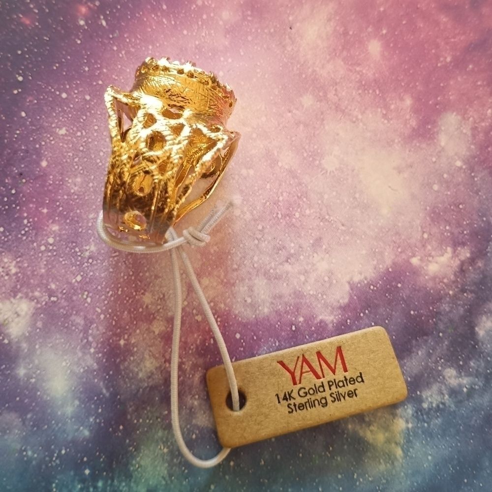 YAM 14K plated Silver Ring - Picture 14 of 16